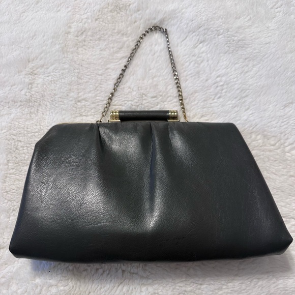 Vintage Slate Gray 1960's Cocktail Purse/Clutch - Picture 2 of 7